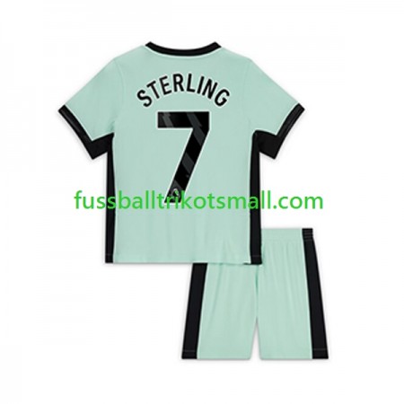 Fußballtrikots Chelsea Raheem Sterling 7 Kinder 2023-2024 Kurzarm 3rd trikot kaufen
